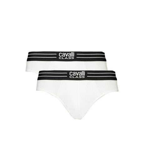 Cavalli Class White Cotton Mens Underwear - Hilstor