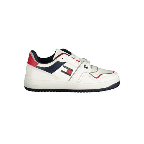Tommy Hilfiger White Leather Men Sneaker - Hilstor