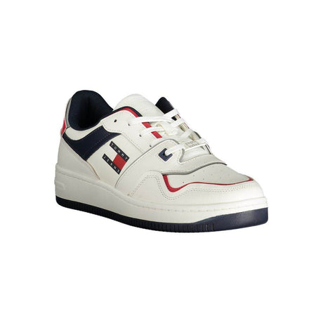 Tommy Hilfiger White Leather Men Sneaker - Hilstor