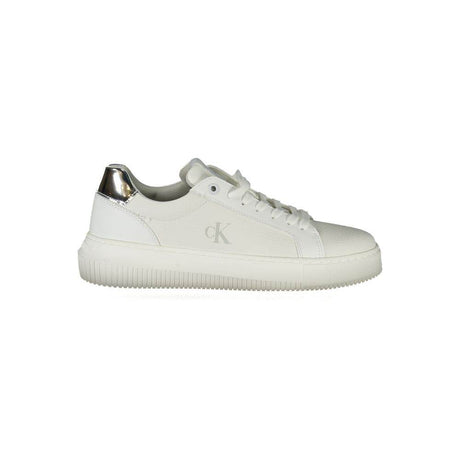 Calvin Klein White Polyethylene Women Sneaker - Hilstor