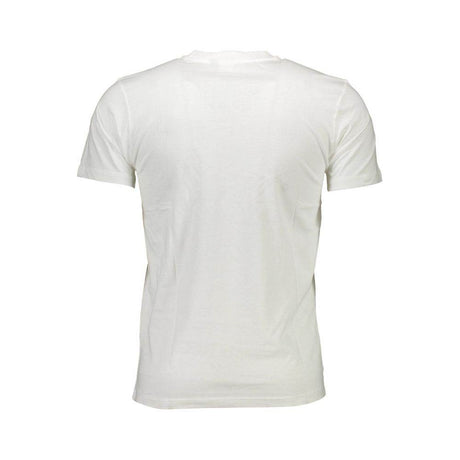 Sergio Tacchini White Cotton Men T-Shirt - Hilstor