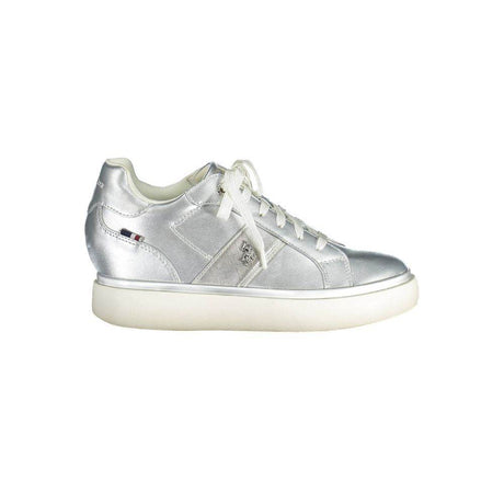 U.S. POLO ASSN. Gray Polyester Women Sneaker - Hilstor