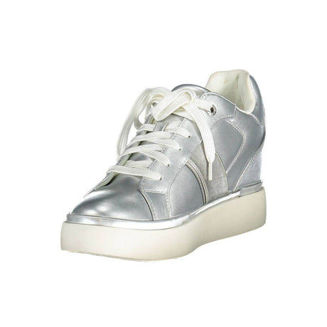 U.S. POLO ASSN. Gray Polyester Women Sneaker - Hilstor