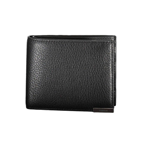 Calvin Klein Black Leather Men Wallet - Hilstor