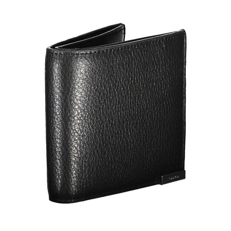 Calvin Klein Black Leather Men Wallet - Hilstor