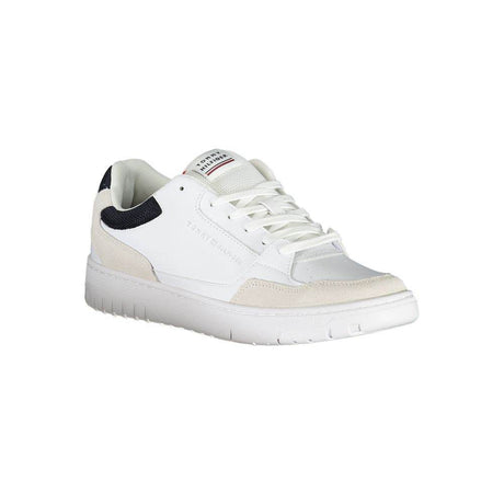 Tommy Hilfiger White Polyethylene Men Sneaker - Hilstor
