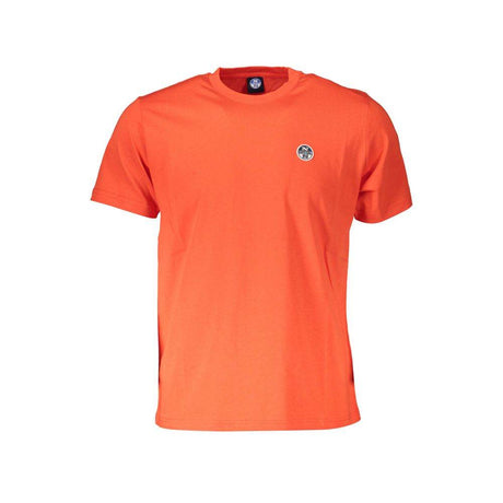 North Sails Red Cotton Men T-Shirt - Hilstor