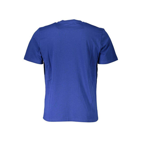 North Sails Blue Cotton Men T-Shirt - Hilstor