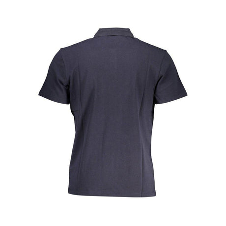 Napapijri Blue Cotton Men Polo Shirt - Hilstor