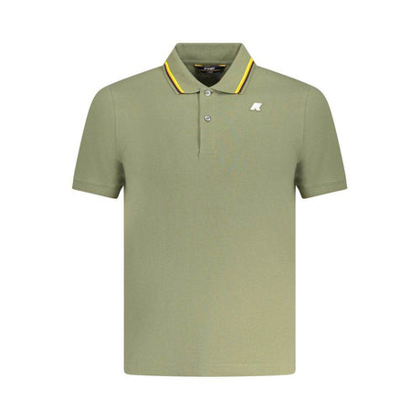 K-WAY Green Cotton Polo Shirt - Hilstor
