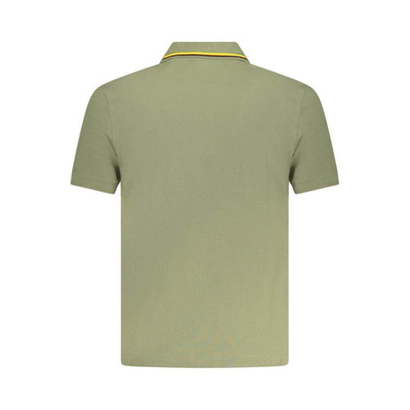 K-WAY Green Cotton Polo Shirt - Hilstor