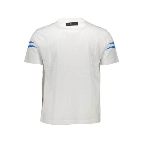 Plein Sport White Cotton Men T-Shirt - Hilstor