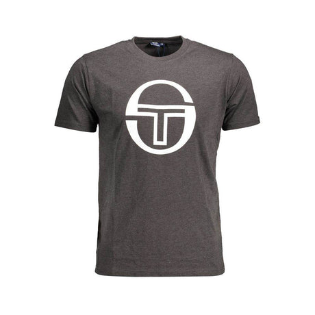 Sergio Tacchini Brown Cotton Men T-Shirt - Hilstor