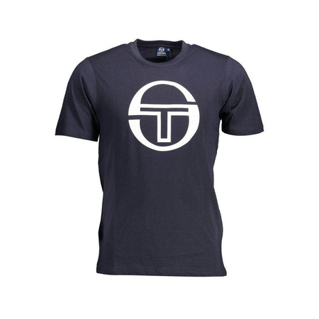 Sergio Tacchini Blue Cotton Men T-Shirt - Hilstor