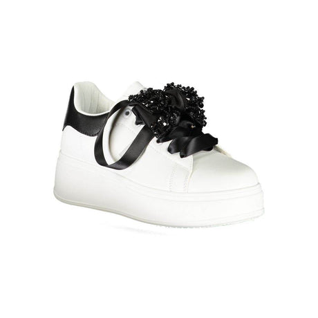 Laura Biagiotti White Polyester Women Sneaker - Hilstor