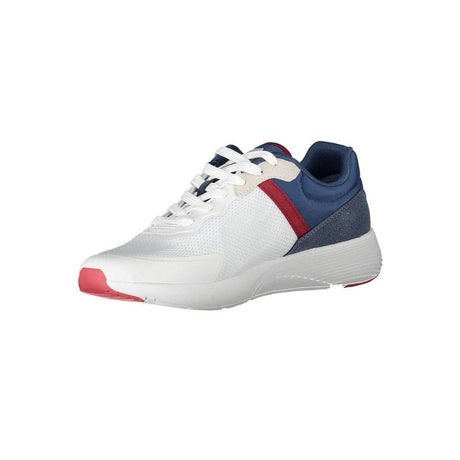 Carrera Sleek White Sports Sneakers with Contrast Accents - Hilstor