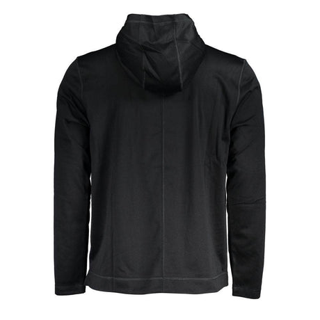 Calvin Klein Black Polyester Men's Hooded Sweater - Hilstor