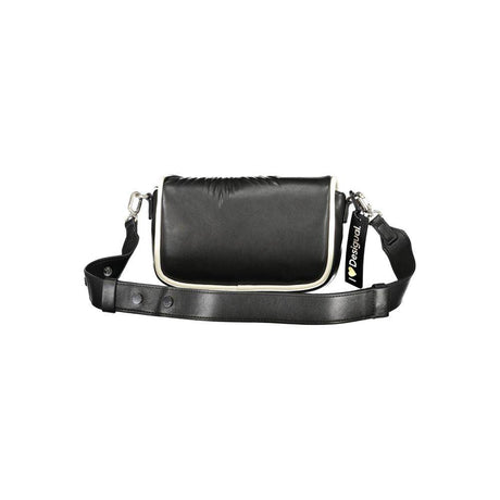 Desigual Black Polyethylene Handbag - Hilstor