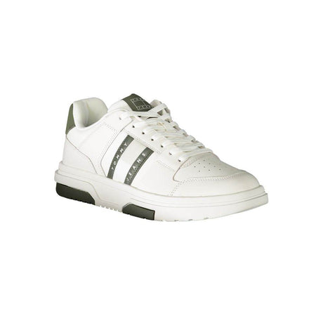 Tommy Hilfiger White Polyethylene Men Sneaker - Hilstor