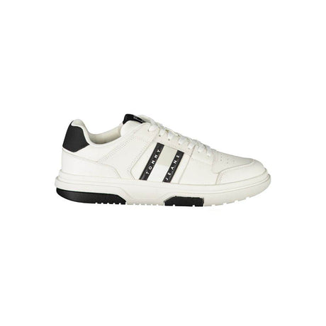 Tommy Hilfiger White Polyethylene Men Sneaker - Hilstor