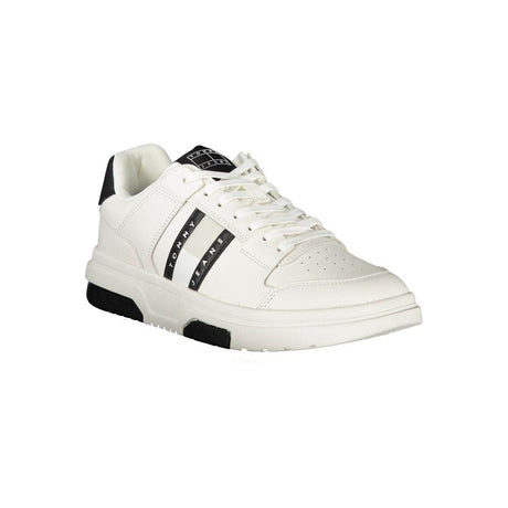 Tommy Hilfiger White Polyethylene Men Sneaker - Hilstor