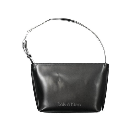 Calvin Klein Black Polyester Women Handbag - Hilstor