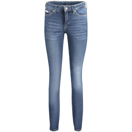 Calvin Klein Blue Cotton Women Jeans - Hilstor