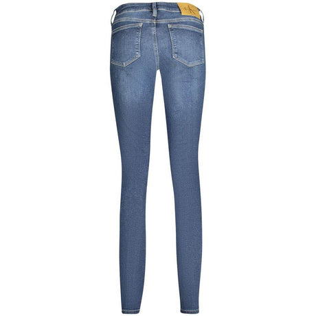 Calvin Klein Blue Cotton Women Jeans - Hilstor