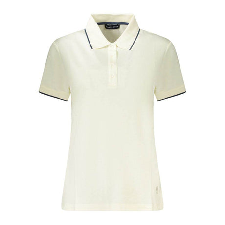 North Sails White Cotton Women Polo Shirt - Hilstor