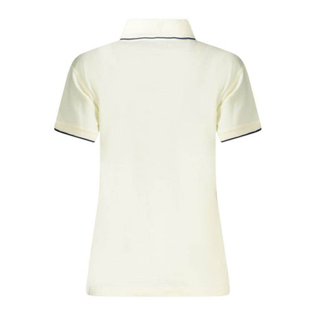 North Sails White Cotton Women Polo Shirt - Hilstor