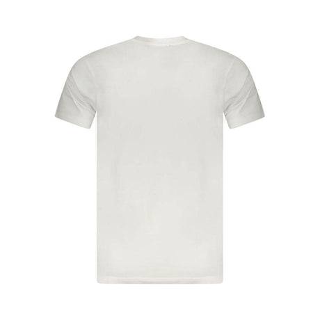 Cavalli Class White Cotton Men T-Shirt - Hilstor