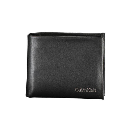 Calvin Klein Black Polyester Men Wallet - Hilstor
