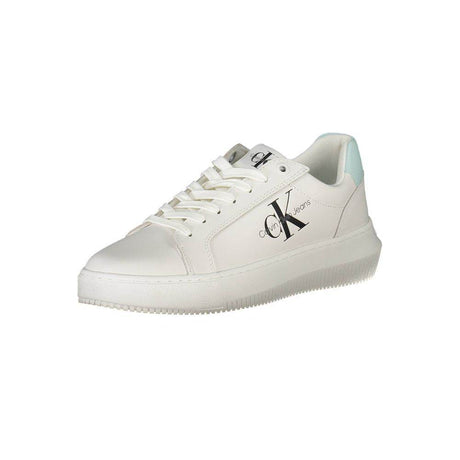 Calvin Klein White Recycled Polyester Women Sneaker - Hilstor