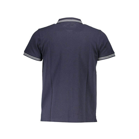Cavalli Class Blue Cotton Men Polo Shirt - Hilstor