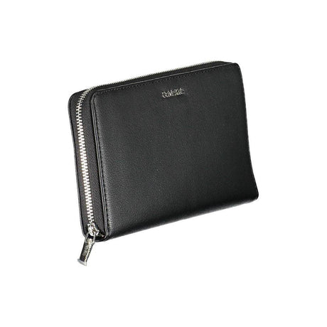 Calvin Klein Black Polyethylene Women Wallet - Hilstor