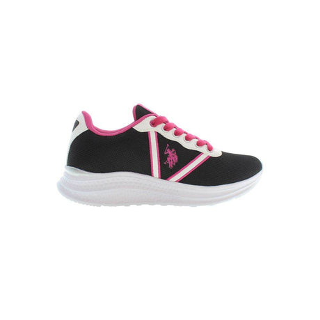 U.S. POLO ASSN. Black Polyester Women Sneaker - Hilstor