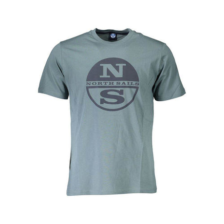 North Sails Green Cotton Men T-Shirt - Hilstor