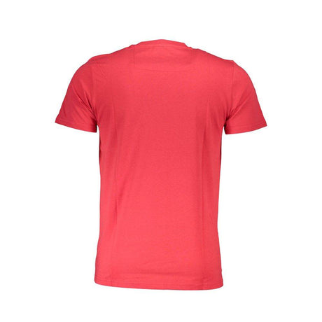 Cavalli Class Red Cotton Men T-Shirt - Hilstor