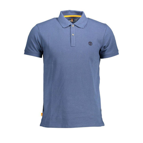 Timberland Blue Cotton Men Polo Shirt - Hilstor