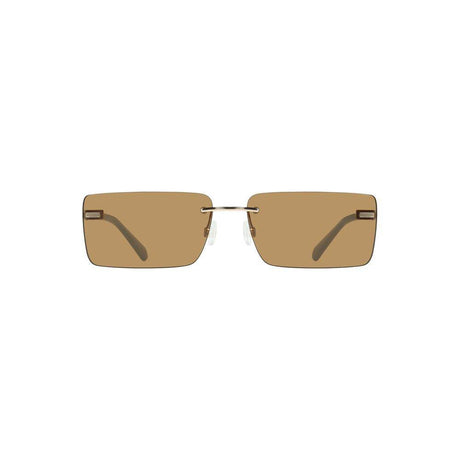 Calvin Klein Beige Metal Women Sunglass - Hilstor
