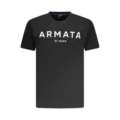 Armata Di Mare Black Cotton Men T-Shirt - Hilstor