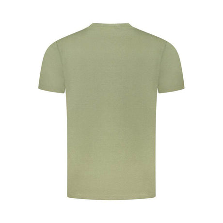 Cavalli Class Green Cotton Men T-Shirt - Hilstor