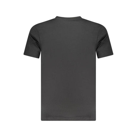 Cavalli Class Black Cotton Men T-Shirt - Hilstor