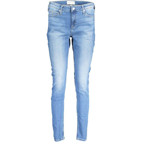 Calvin Klein Blue Cotton Women's Jeans - Hilstor