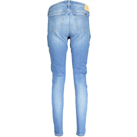 Calvin Klein Blue Cotton Women's Jeans - Hilstor