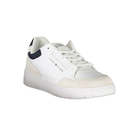 Tommy Hilfiger White Leather Men Sneaker - Hilstor