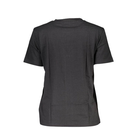 Calvin Klein Black Cotton Women T-Shirt - Hilstor