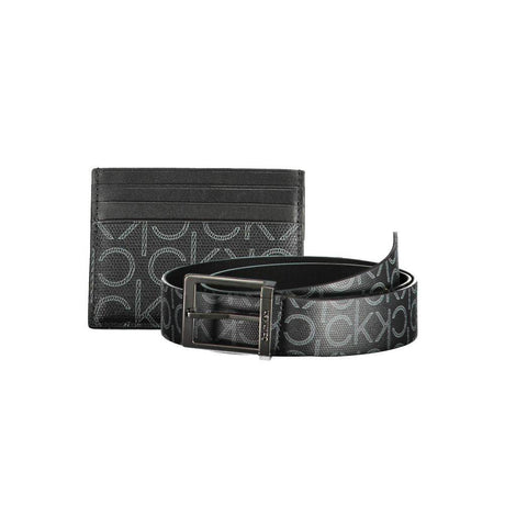 Calvin Klein Black Polyethylene Mens Wallet - Hilstor