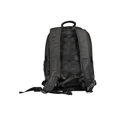 Guess Jeans Black Polyamide Men Backpack - Hilstor