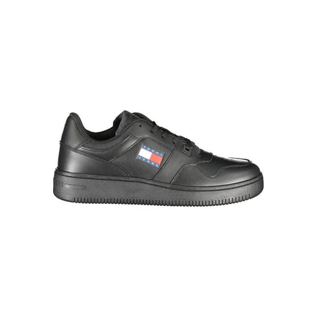 Tommy Hilfiger Black Polyester Sneaker - Hilstor